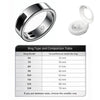 LIAKERV K21 Smart Ring – Smart Touch, Vibration Alerts, Heart Rate & Skin Temperature, 5ATM