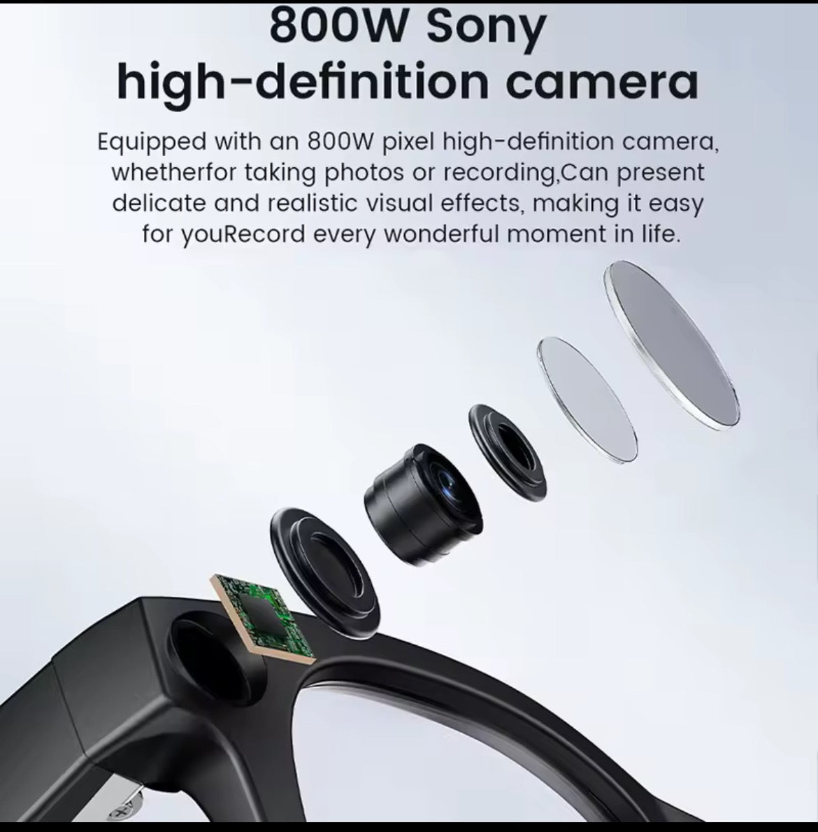 LIAKERV Vision — Clear Lens AI Smart Glasses