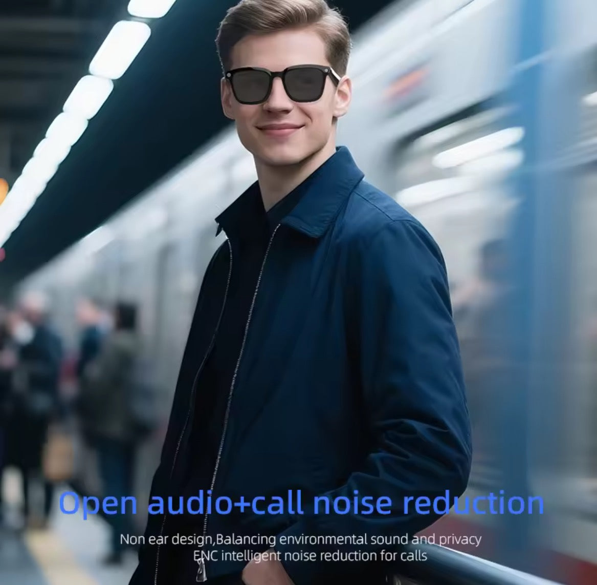 LIAKERV Vision — Clear Lens AI Smart Glasses