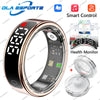 Smart Ring With Charging Case 5ATM Waterproof Blood Oxygen Heart Rate Sleep Health Monitoring Sports Ring Men Women Fashion Ring