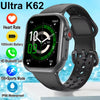 LIAKERV K62 Ultra AMOLED Smartwatch – Heart Rate, 100+ Sport Modes, IP67 Waterproof