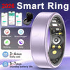 2026 New R09 Smart Ring Men Women with Charging Case, Heart Rate, Blood Oxygen Health and Sleep Monitoring For Android IOS Phone