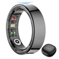 LIAKERV R09 Smart Ring – 60-Day Battery, Health & Sleep Monitor, Skin Temperature, 5ATM