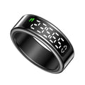 SY01 Men Women Smart Ring Smart Display Stainless Steel IP68 5ATM Waterproof Heart Rate Blood Oxygen Monitor Fashion Finger Ring