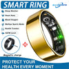 R10 Smart Ring with Charging Dock Men Women Health Sleep Heart Rate Monitoring IP68 & 5ATM Waterproof Smartring Multi-sport Mode