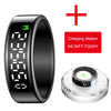 SY01 Men Women Smart Ring Smart Display Stainless Steel IP68 5ATM Waterproof Heart Rate Blood Oxygen Monitor Fashion Finger Ring