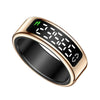 SY01 Men Women Smart Ring Smart Display Stainless Steel IP68 5ATM Waterproof Heart Rate Blood Oxygen Monitor Fashion Finger Ring