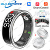 Smart Ring With Charging Case 5ATM Waterproof Blood Oxygen Heart Rate Sleep Health Monitoring Sports Ring Men Women Fashion Ring