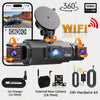 Dashcam for Cars 4 Channel Black Box WiFi Driving Camera FHD 1080P Night Vision Loop Recording Add Hardwire Kit Car Accessories