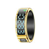 Smart Ring For Men Women Multifunctional Health Tracker Heart Rate Blood Oxygen Monitor Sport 5ATM Waterproof Ring Sleep Fitness
