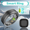 LIAKERV Smart Ring – Blood Oxygen & Heart Rate Monitor, IP68 Waterproof, Multi-Sport