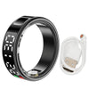 Smart Ring Heart Rate Blood Oxygen Health and Sleep Monitor 5ATM Waterproof Multi-sport Modes Fitness Ring for Android iOS