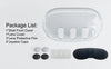 LIAKERV VR Headset Protective Case Set – Dustproof Clear Full Cover
