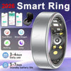2026 New R09 Smart Ring Men Women with Charging Case, Heart Rate, Blood Oxygen Health and Sleep Monitoring For Android IOS Phone