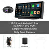 LIAKERV K50 AI Screen Dash Cam – 4G Android 13, CarPlay & Android Auto, GPS, Rearview Mirror