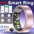 2026 New R09 Smart Ring Men Women with Charging Case, Heart Rate, Blood Oxygen Health and Sleep Monitoring For Android IOS Phone