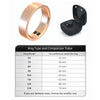 2026 Smart Ring with Vibration Call Notification Reminder for Men Stainless Steel Health Heart Rate Monitor Vibrating Alarm