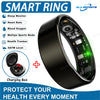 R10 Smart Ring with Charging Dock Men Women Health Sleep Heart Rate Monitoring IP68 & 5ATM Waterproof Smartring Multi-sport Mode
