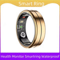 R04 Smart Ring for Men Women 5ATM Waterproof With Charging Case Health and Sleep Monitor Ring Multi-sport Mode Camera Control
