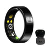 LIAKERV NFC Smart Ring – 5ATM Waterproof, 24H Health Monitor, Gesture Control, Multi-Sport
