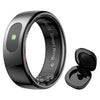 R08 Smart Ring Men Women Touch Control Function IP68 5ATM Waterproof Step Count Multi Sport Health Monitor Heart Rate Smart Ring