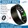 R10 Smart Ring with Charging Dock Men Women Health Sleep Heart Rate Monitoring IP68 & 5ATM Waterproof Smartring Multi-sport Mode