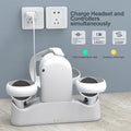 VR Glasses Handle Magnetic Base Charger With Battery Set